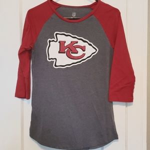 KC Chiefs 3/4 sleeve